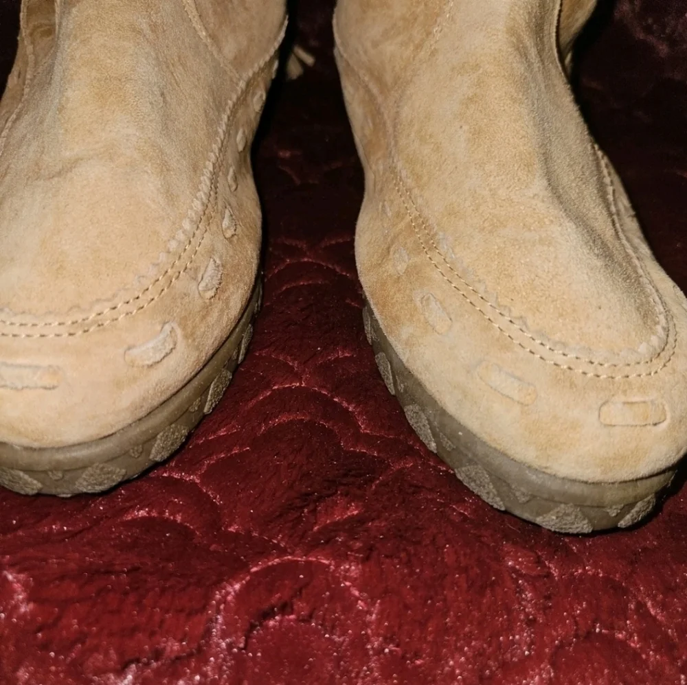 Khombu Boots Women's Brown Leather Upper Navajo Winter Weather Boots Size 10